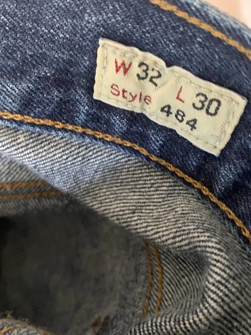 J.crew 484 dark blue jeans size 32 x 30 straight leg men western casual